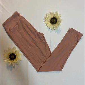 Lularoe Solid Pink/Nude OS Leggings